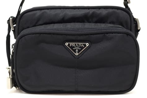 PRADA プラダ ショルダーバッグ ブラック ナイロン B7560 ワン .